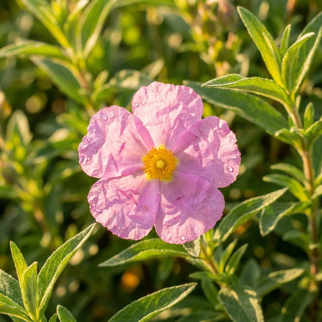 Cistus × Purpureus (Silver Pink Rock Rose)
