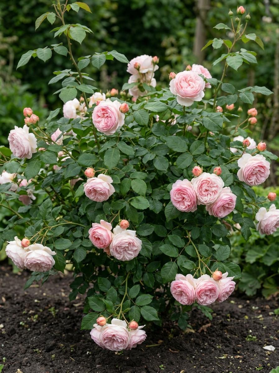 Rosa ‘Heritage’ (Heritage English Shrub Rose)