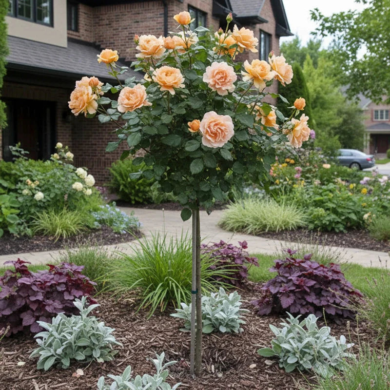 Rosa ‘Just Joey’ (Just Joey Standard Hybrid Tea Rose)