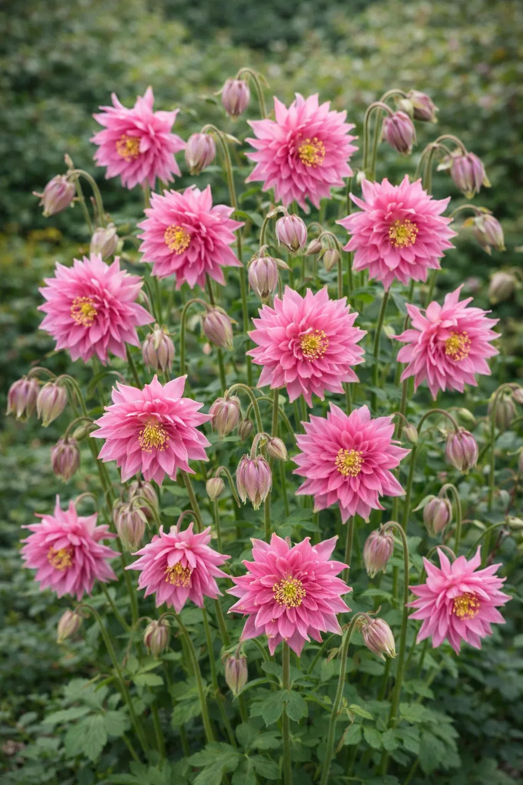 Aquilegia vulgaris 'Barlow Rose' (Barlow Rose Columbine)