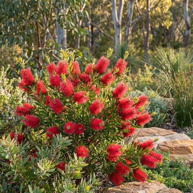 Callistemon viminalis ‘Rose Opal’ (Bottlebrush ‘Rose Opal’)