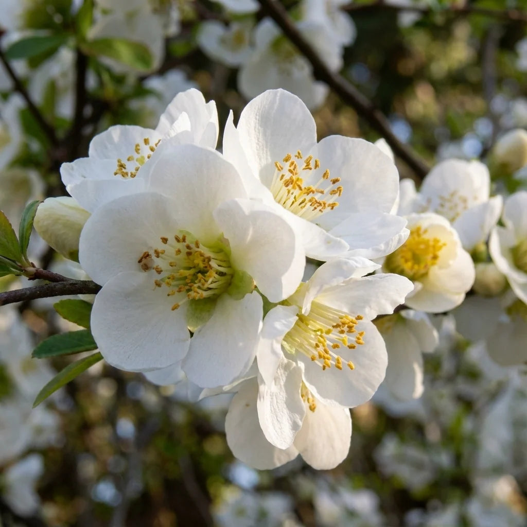 Chaenomeles Speciosa ‘Nivalis’ (White Flowering Quince)