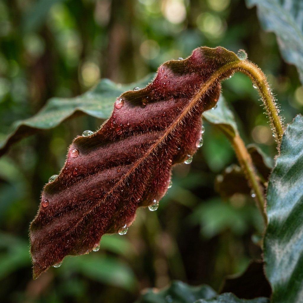 Goeppertia Rufibarba (Fuzzy Feather Calathea)