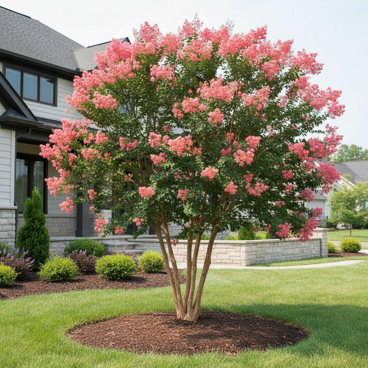Lagerstroemia Indica ‘Tuscarora’ (Tuscarora Crepe Myrtle)