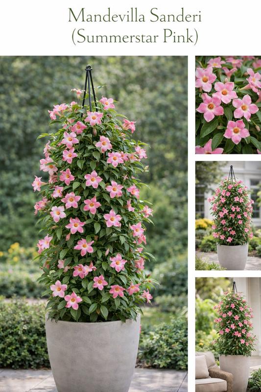 Mandevilla Sanderi (Summerstar Pink)