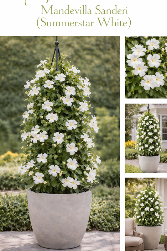 Mandevilla Sanderi (Summerstar White)