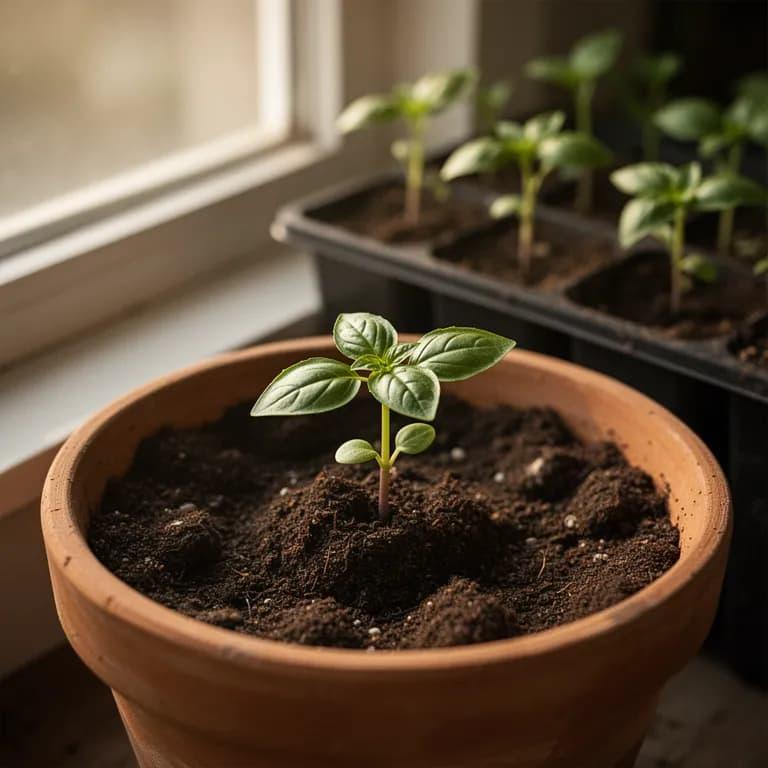 Ocimum Basilicum Var. Thyrsiflora (Thai Basil)