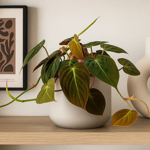 Philodendron Hederaceum var. Hederaceum 'Micans' (Velvet Leaf Philodendron)