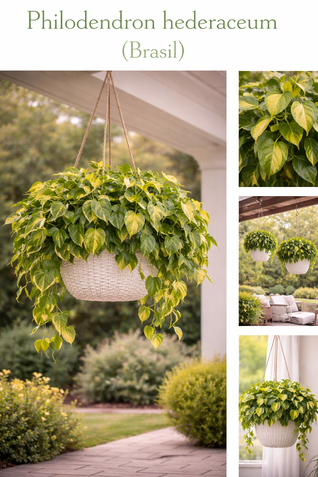 Philodendron Hederaceum (Brasil Hanging Baskets)