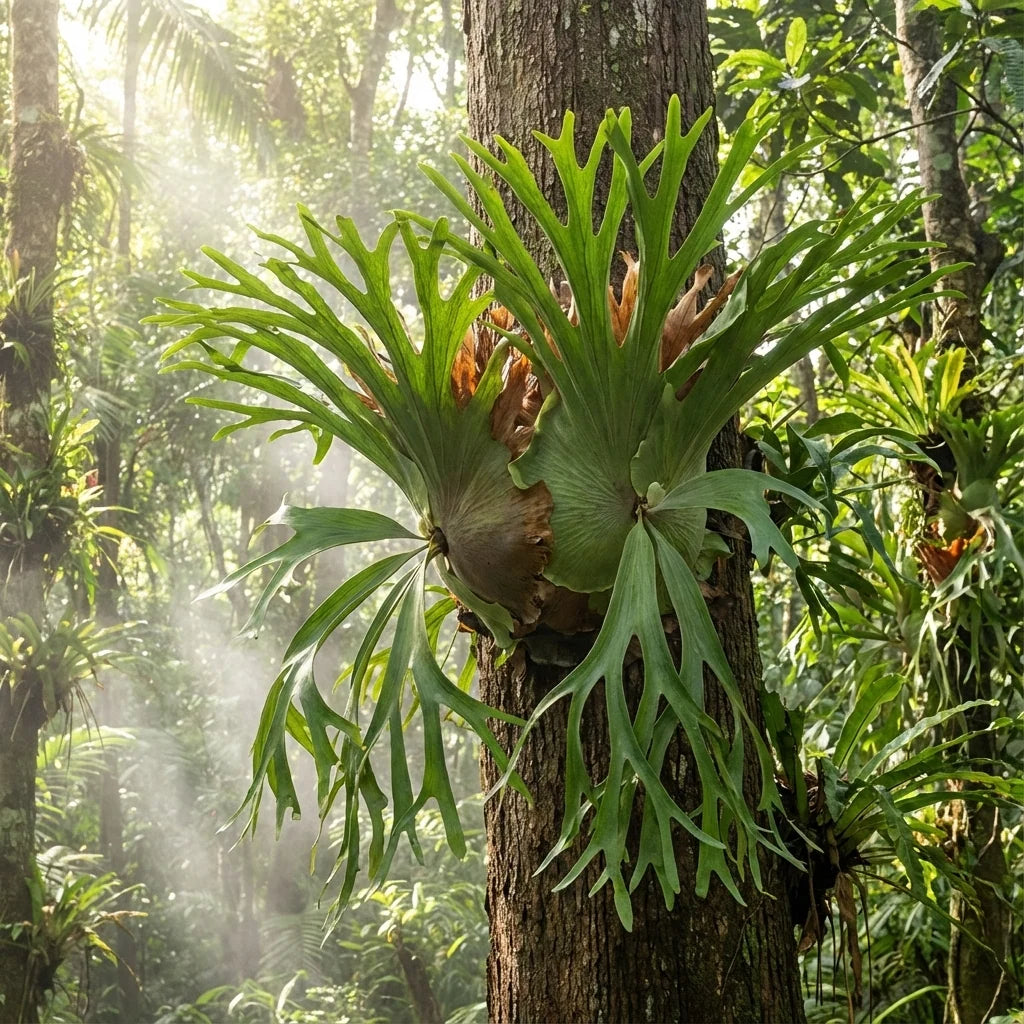 Platycerium Bifurcatum (Elkhorn Fern)
