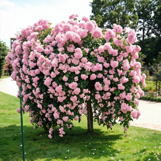 Rosa ‘Dorothy Perkins’ (Dorothy Perkins Weeping Rose) Standards