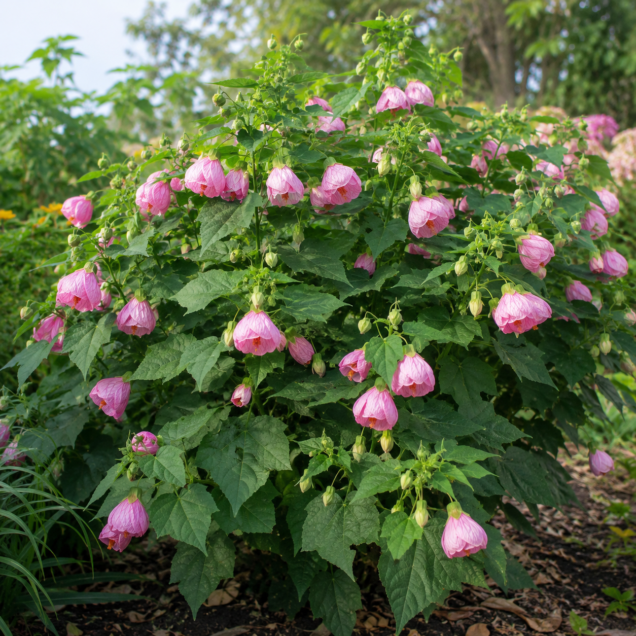 Abutilon ‘Lucky Lantern Pink’ (Chinese Lantern)