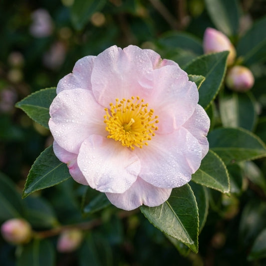 Camellia sasanqua ‘Exquisite’ (Scented Sasanqua Camellia)