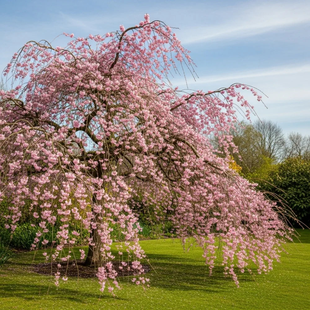 Prunus × subhirtella 'Pendula Rosea' Standard (Weeping Pink Cherry Standard)