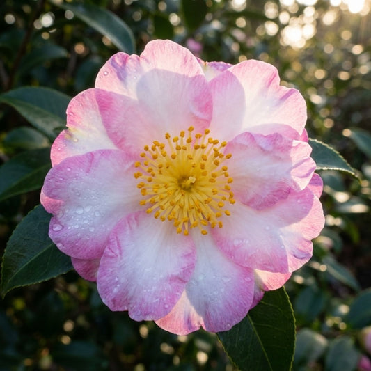 Camellia sasanqua ‘Weroona’ (Weroona Camellia)