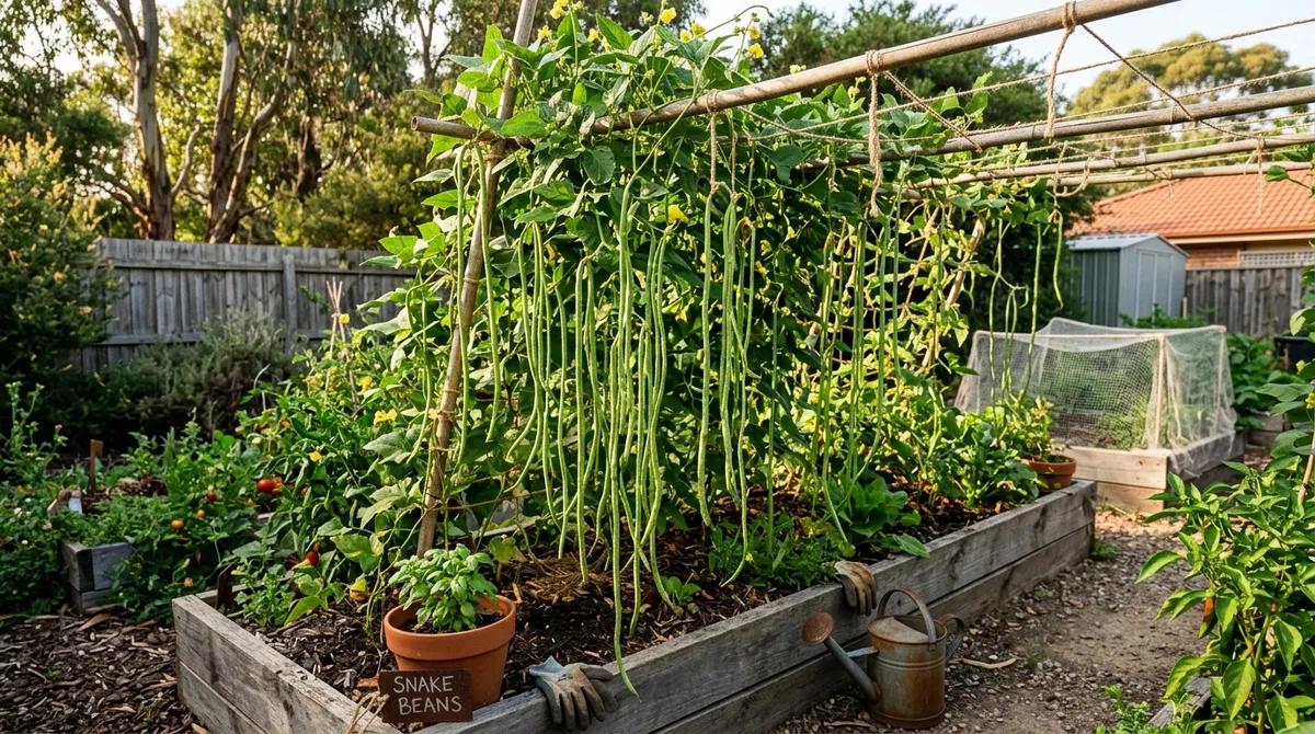Vigna unguiculata subsp. sesquipedalis (Snake Bean)